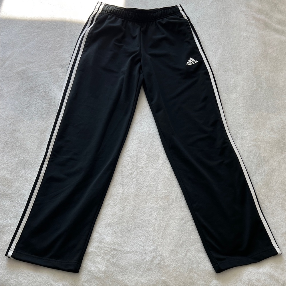 Adidas Black and White Athletic Pants